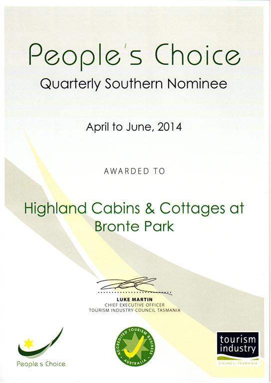 Highland Cabins And Cottages At Bronte Park Luaran gambar